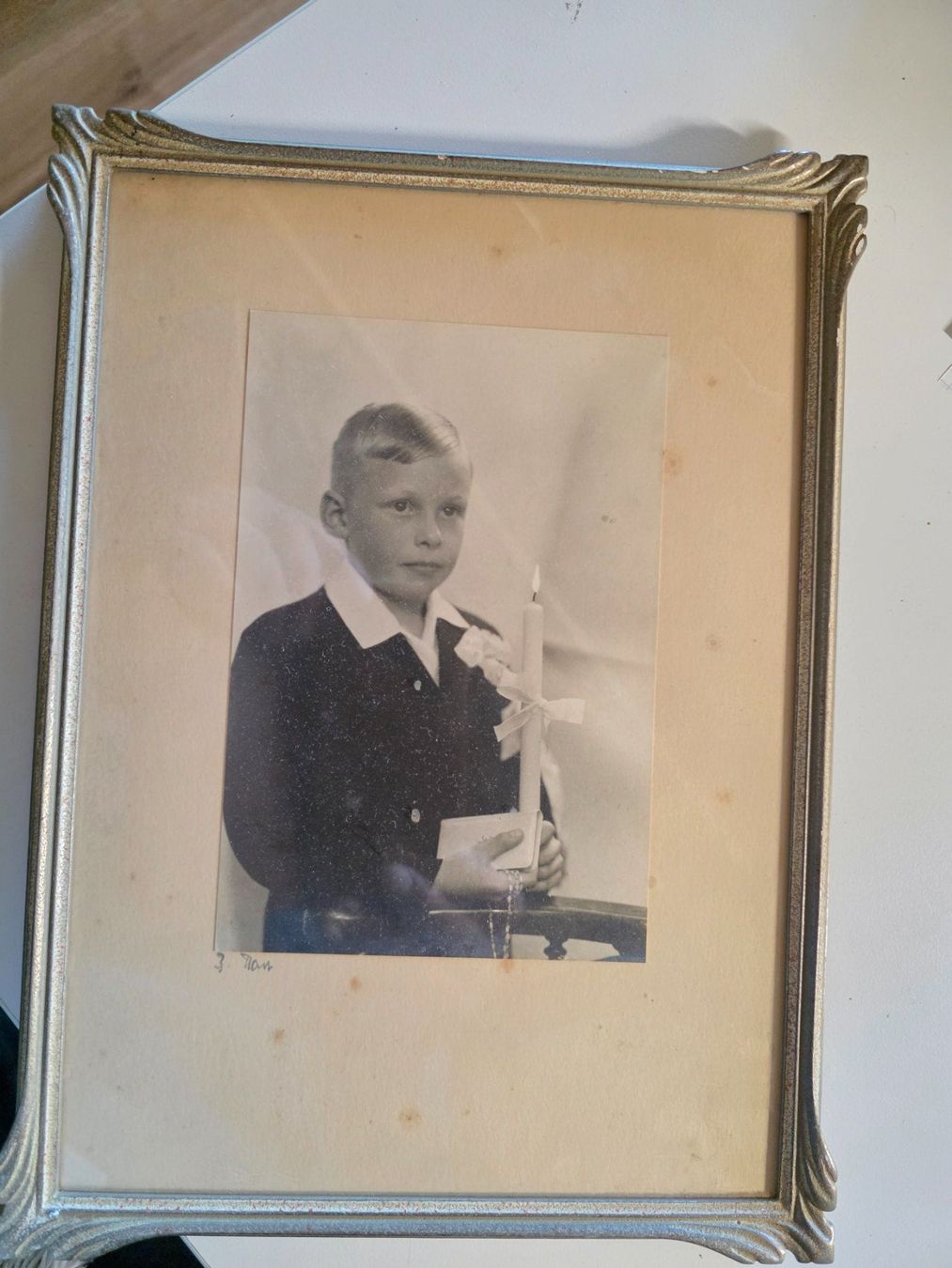 Poster & Bilder: antikes Photo Konfirmation - schöner Rahmen – Gebraucht aus Walterswil BE von Lonitti 3