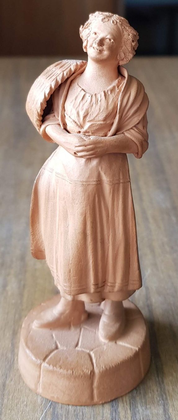 Sculture & Statue: Skulptur Bauernmädchen antik – Usato da Mörschwil venduto da antiksalon21 7