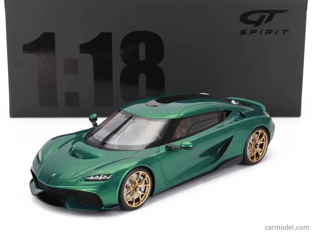 Koenigsegg Gemera Racing Green 2024 1/18 GT SPIRIT GT888