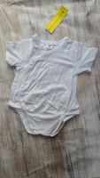 👣 Wickelbody kurzarm - 56 / 62 - weiss