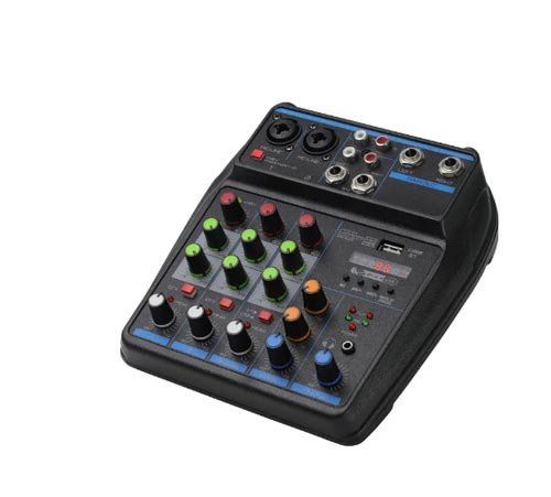 Console di mixaggio: 4-kanal Mini Audio Mixer – Nuovo e nell'imballaggio originale da Liestal venduto da OMAROSHOP 2