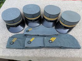Lot képis et calots d’officiers - Armée Suisse
