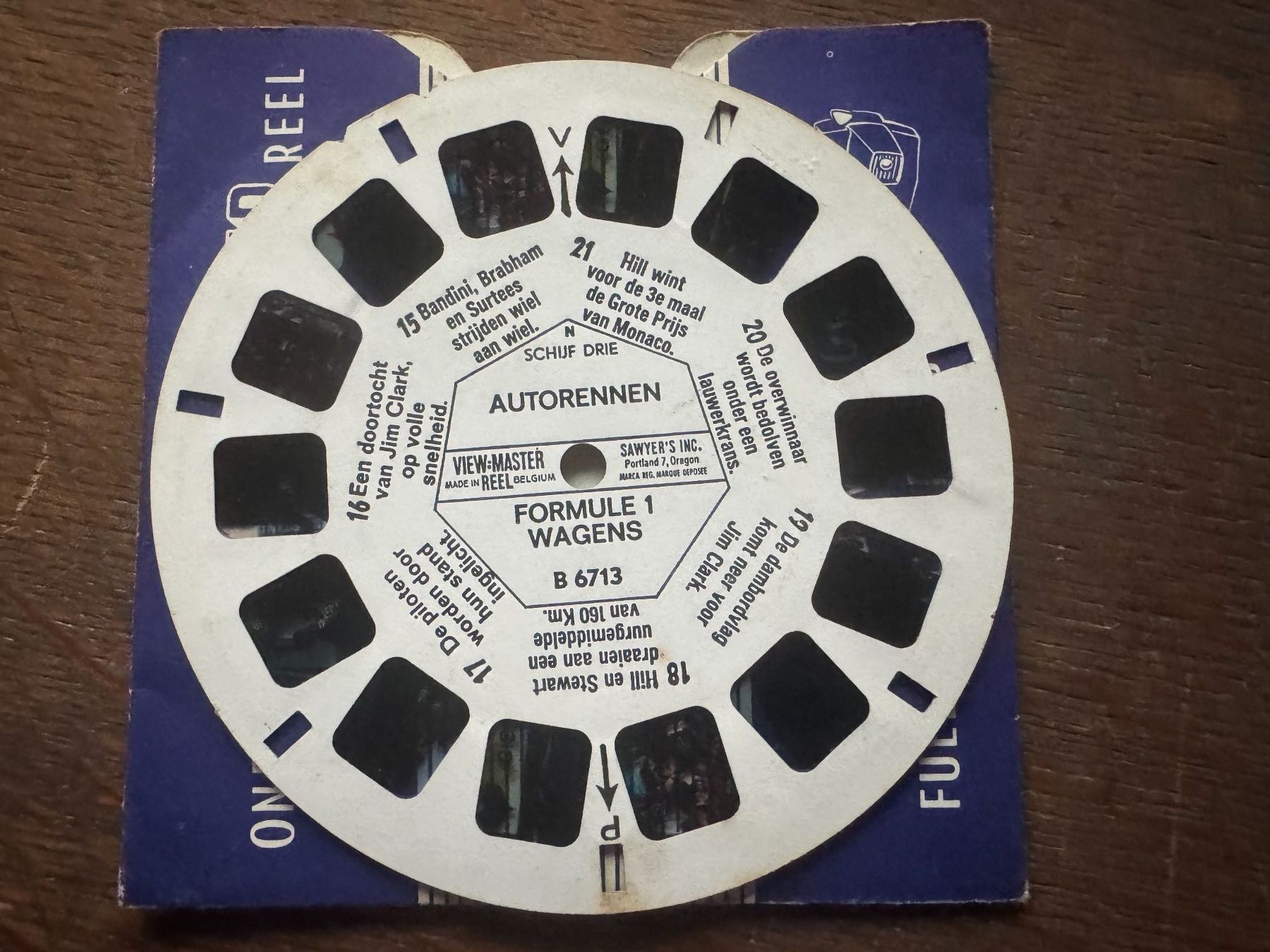 View-master Spielzeuge: View-Master 3D: Nr. B 671 AUTORENNEN (3 Scheiben) – Gebraucht aus Tegerfelden von siebenmacky 4