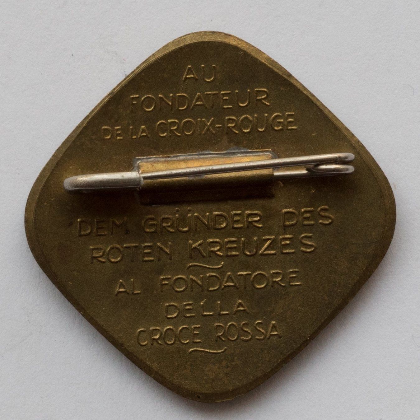Placchette & Badge: HENRI DUNANT - 1828-1928 – Usato da Rotkreuz venduto da Swiss-Coins 1