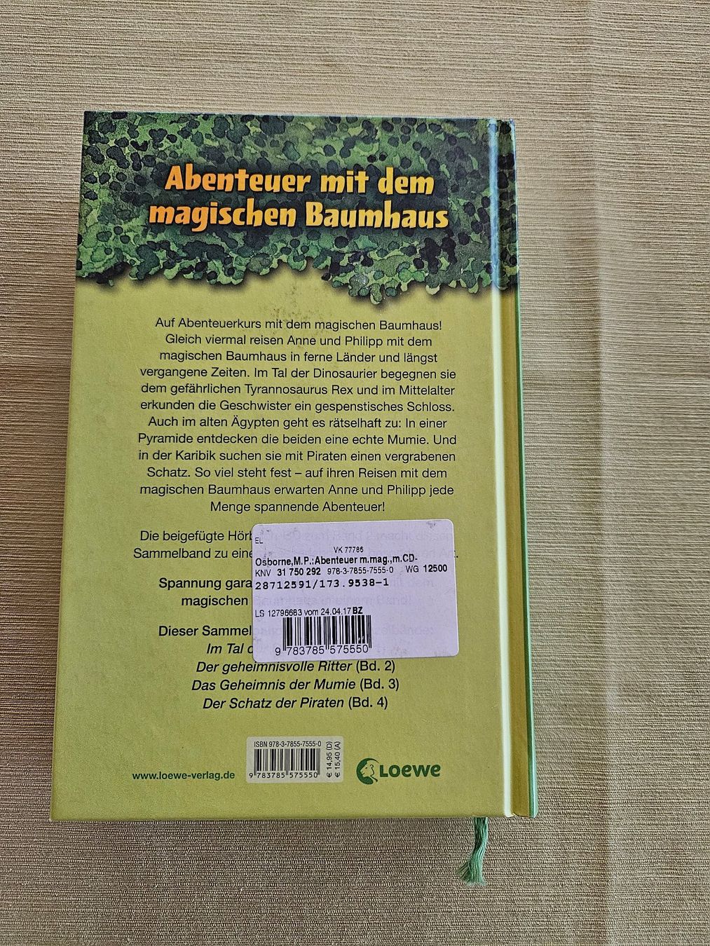 Libri: Abenteuer mit dem magischen Baumhaus – Usato da Gontenschwil venduto da regentag 1