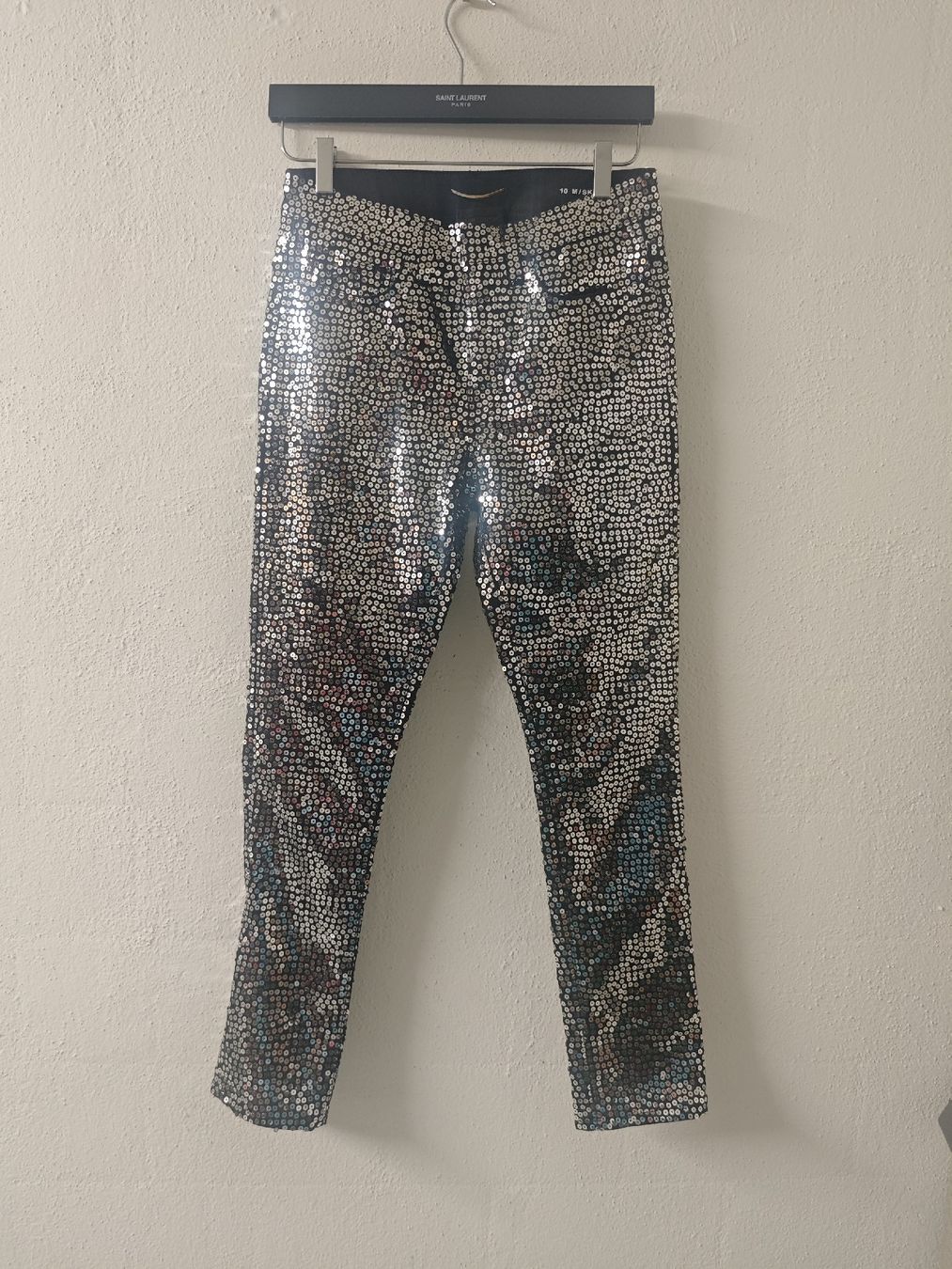 Saint Laurent Jeans: SAINT LAURENT Pailetten Jeans – Neu (gemäss Beschreibung) aus Erlenbach ZH von nlh 1