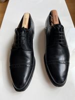Bally Lederschuh mit Ledersohle, rahmengenäht Schwarz