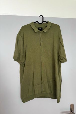 Herren Polo Shirt C&A Olivgrün