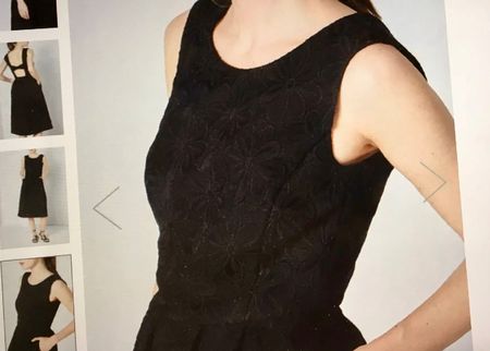 Schwarzes Cocktailkleid von Claudie Pierlot, neu