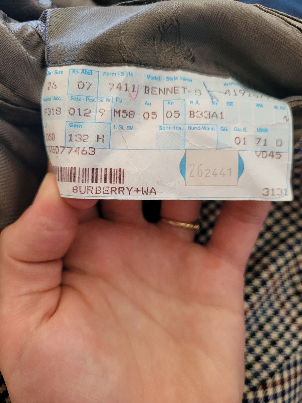 Burberry Giacche: BURBERRY BLAZER, Gr. L – Nuovo (secondo la descrizione) da Zürich venduto da mer_6tqg 8