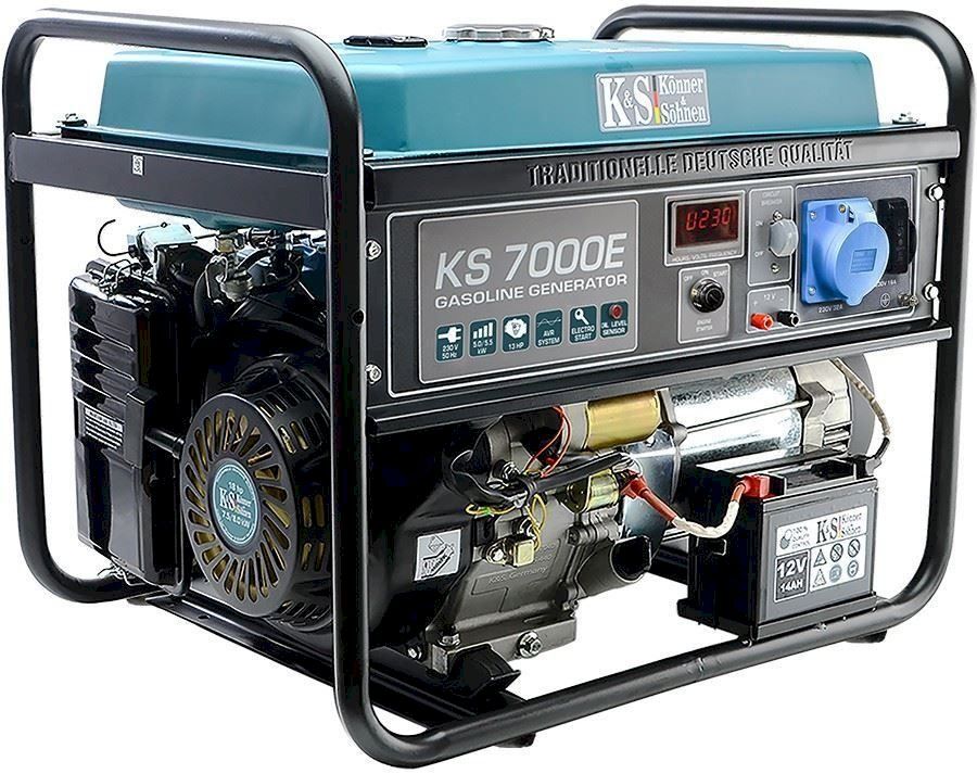 Generatori di corrente: K&S KS 7000E Benzin-Generator 5.5kW – Nuovo e nell'imballaggio originale da Bottighofen venduto da zaap 1