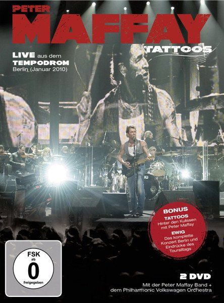 Tous les DVDs: Maffay Peter: Tattoos Live Tempodrom 2DVD – Neuf avec emballage d'origine à Steinhausen par Vilivinili