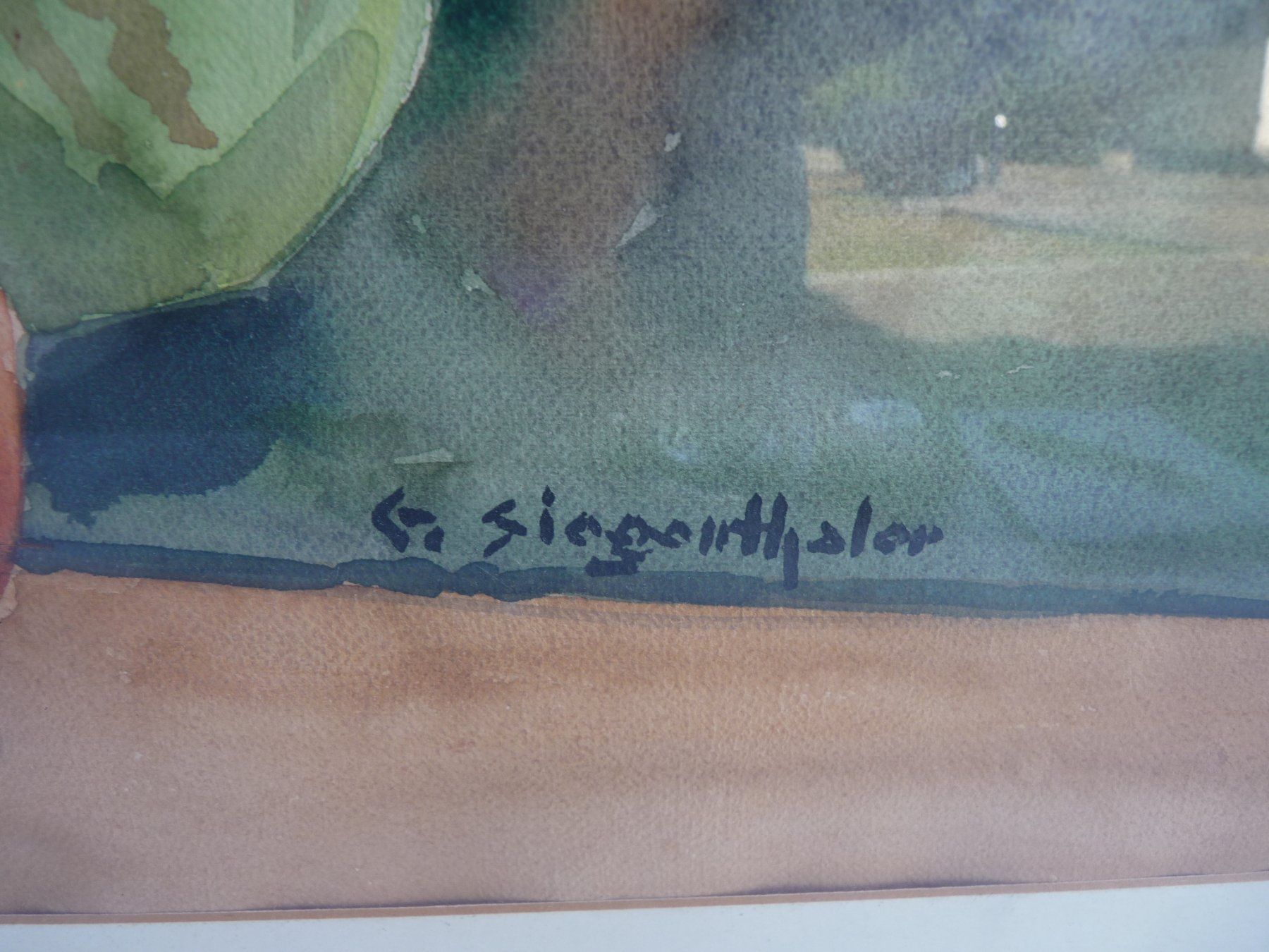 Tableaux: Aquarell Ernst Siegenthaler 76x65cm – D'occasion à Küsnacht ZH par zoliboli01 2
