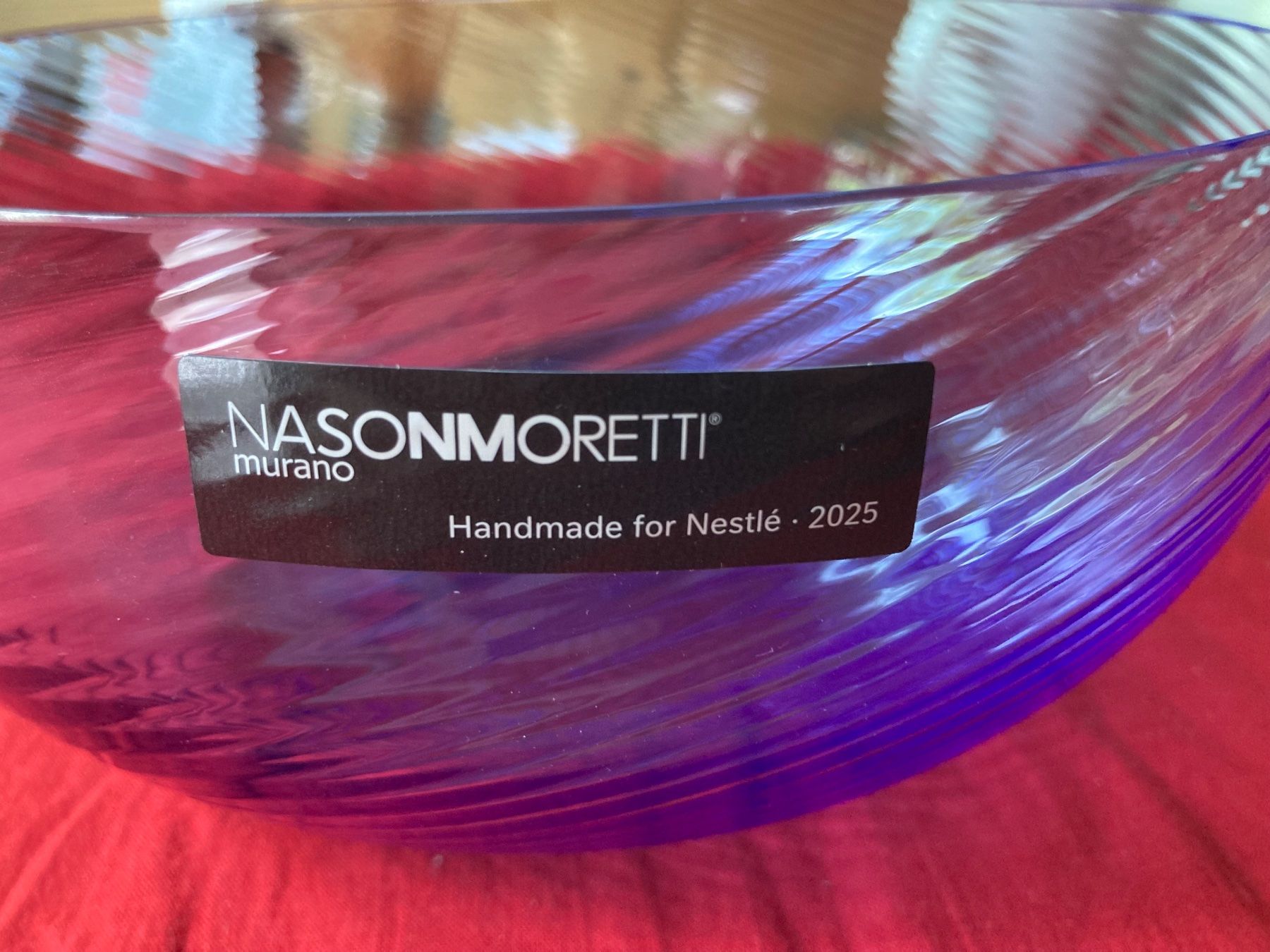 Murano Ciotole: Murano Glasschale Blau, Nason Moretti – Nuovo e nell'imballaggio originale da Zürich venduto da Gustavo_Bianco 4