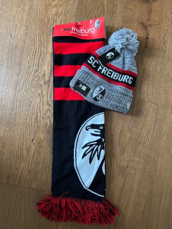 Orginal+Neu: SC Freiburg New Era Mütze + Schal
