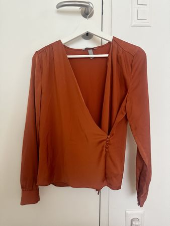 Orange H&M Bluse