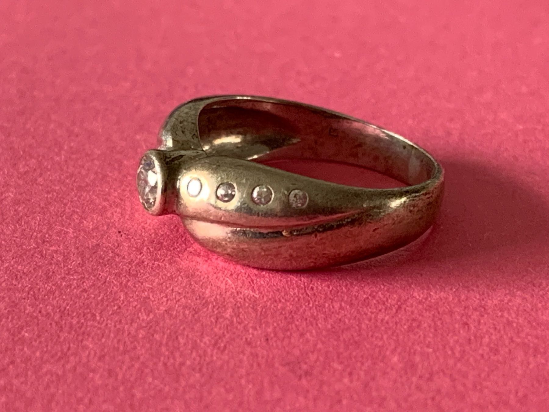 Anelli: Silberring 9 Stone (54/17) – Usato da Dittingen venduto da Bijoubelle 2