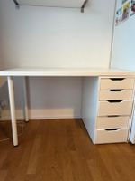 Schreibtisch IKEA weiss mit Schubladenelement Lagkapten/Alex
