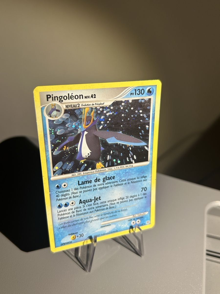 Pokémon Carte collezionabili: Pokemon Pingoléon Holo 4/130 (FR) – Usato da Vuadens venduto da Numispot 1