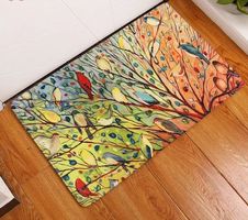 Teppich bunte Vögel 40cm x 60cm