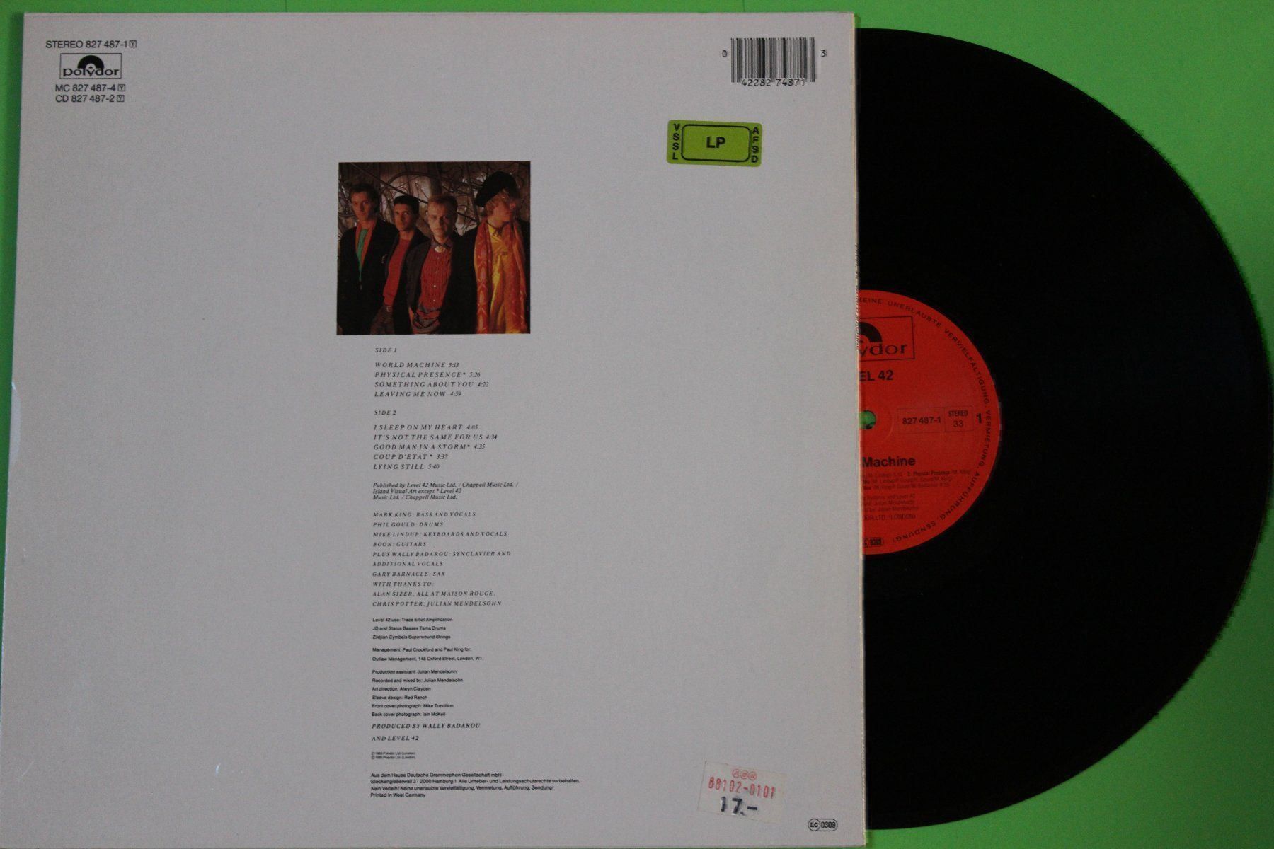 Schallplatten: Level 42 - World Machine  LP Vinyl (12") 1985 – Gebraucht aus Tübach von JamesStone 2