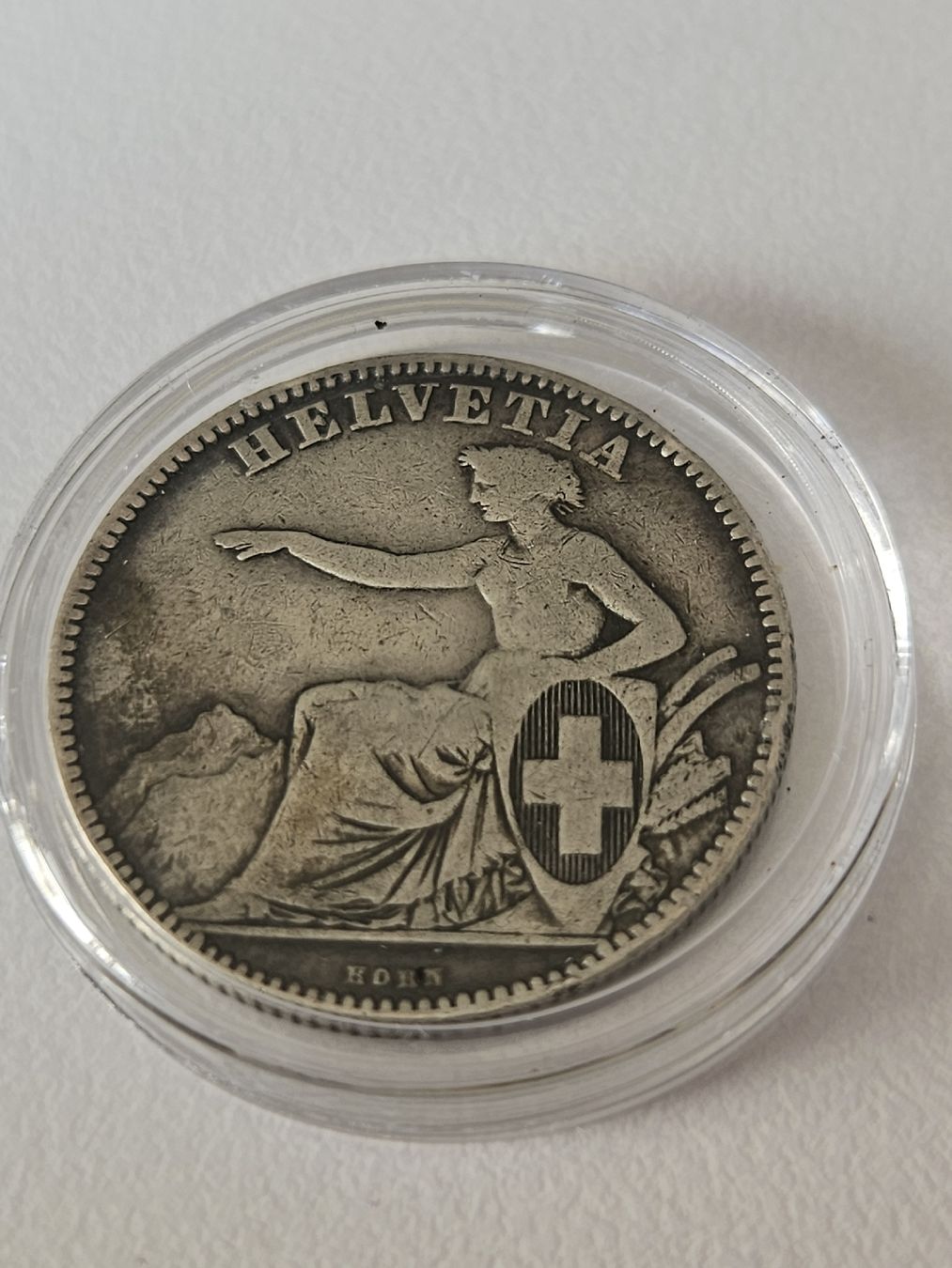 Alle Münzen: 2 Frank 1860 – Gebraucht aus Pfäffikon ZH von Melibol 1