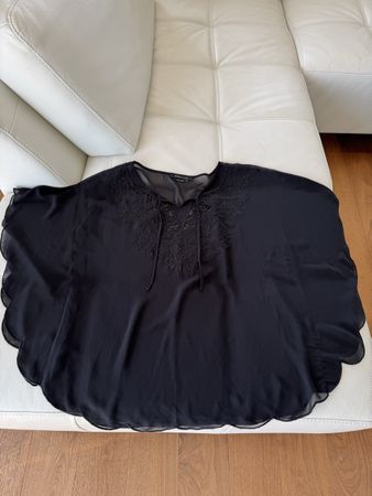 Gently used BCBG MaxAzria black tunic/coverup, Size M