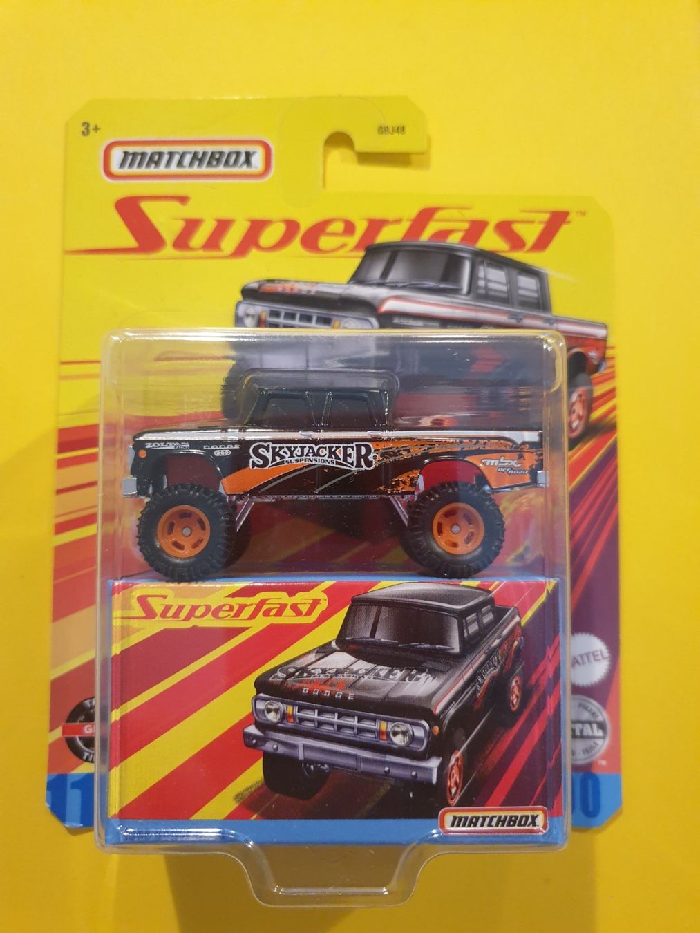 Matchbox Modellini d'auto: Matchbox 1968 DODGE D200 – Nuovo e nell'imballaggio originale da Oftringen venduto da Rotor