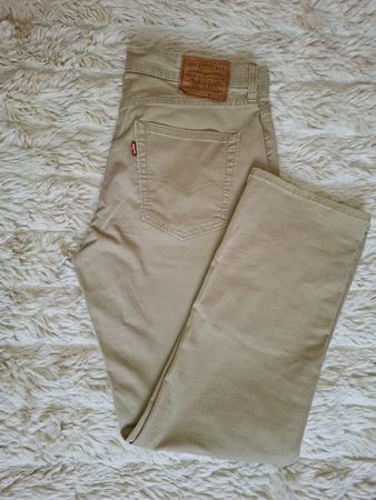 LEVI'S 514 Straight Premium Beige W33 L30