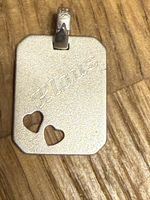 „Ich liebe Dich Klaus „ 925 Silber Anhänger Silber Schmuck