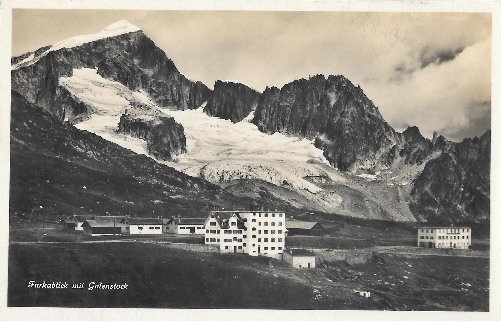 Cartoline postali: Furkablick mit Galenstock – Usato da Olten venduto da clotaldi