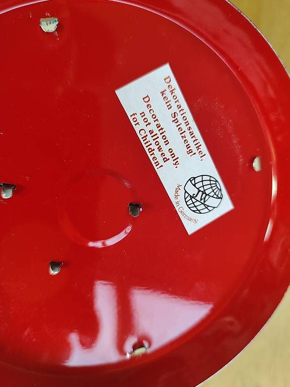 Tutte le decorazioni: Nostalgie Blech-Karussell "JW Made in Germany" – Difettoso da Binningen venduto da x-lemming 3