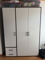 Kleiderschrank 3-türig mit Schubladen 140x194x53cm