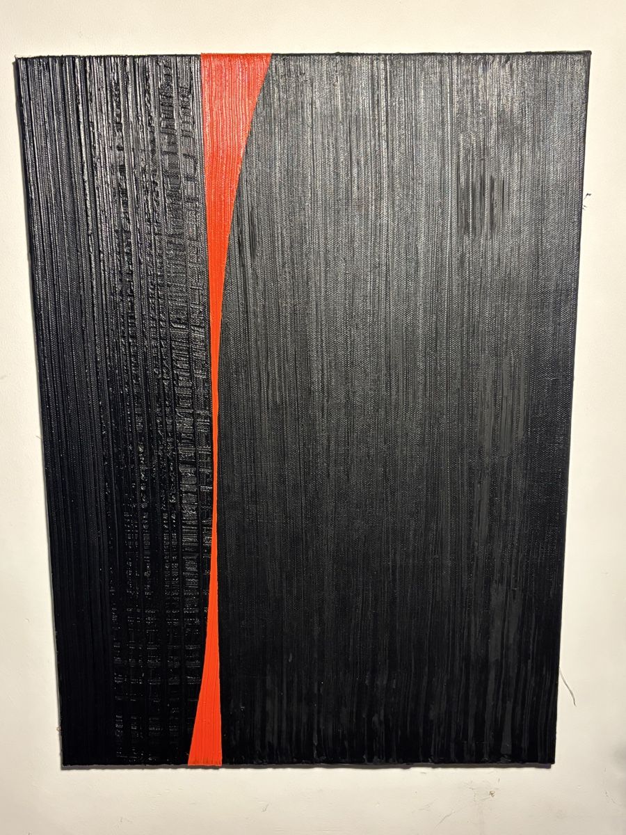 Gemälde: Minimalist Black & Red Artwork: Perfect Decor! oil – Neu (gemäss Beschreibung) aus Luzern von mon_6rzf 3