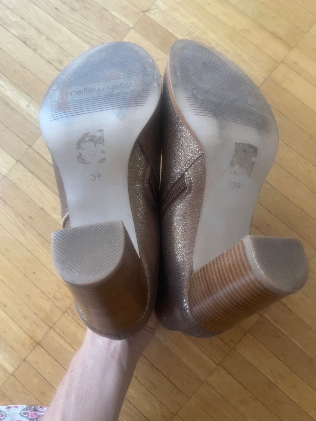 Scarpe da donna: Bottines dorées Mellow Yellow 39 – Usato da gland venduto da Moral 3