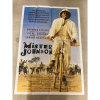 Original Filmplakat Mister Johnson mit Pierce Brosnan!