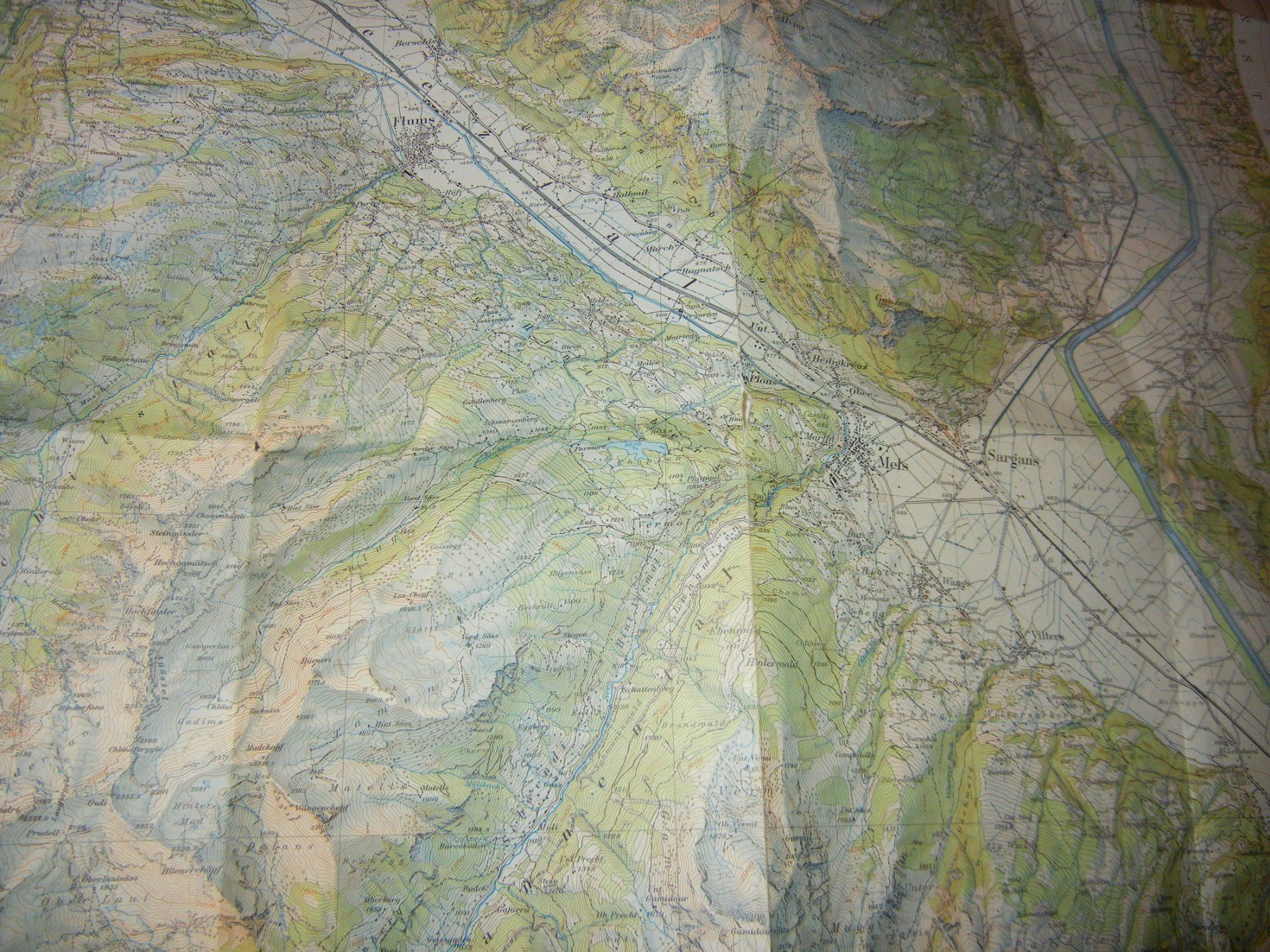 Cartine & Atlanti: 2 Alte Wander- Landkarten 50 jährig – Usato da Tann venduto da riri019 3