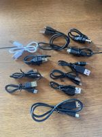 11 USB Kabel mit verschiedene Anschlüsse