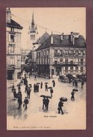 GENEVE - Pluie - Grand Bazar - Charnaux Frères