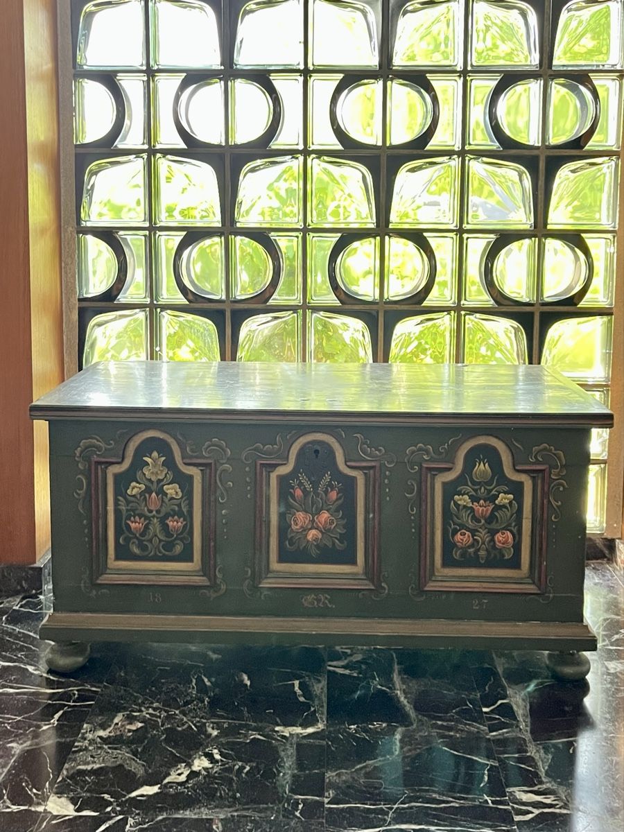 Cassapanche: Antike Truhe mit Blumenmotiven – Usato da Meggen venduto da Ricardofrank 2