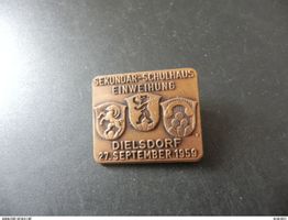 Abzeichen Sekundar Schulhaus Einweihung Dielsdorf 1959