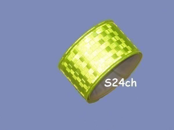 Sonstiges zum Basteln & Handarbeiten: Reflektor-Schnappband in Neon Gelb – Neu und originalverpackt aus Embrach von S24ch 1