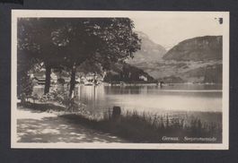 Gersau  SZ   :   alte Ansichtskarte  Seepromenade um 1924