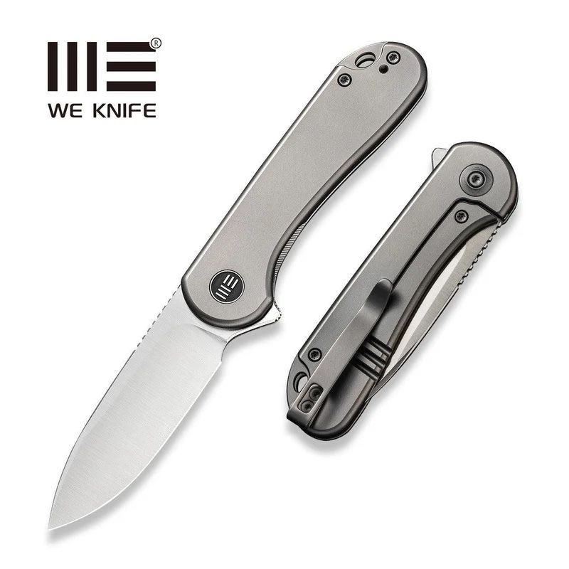 Taschenmesser: WE KNIFE Elementum Grey Titanium Handle CPM 20CV – Neu und originalverpackt aus Courfaivre von Devens28