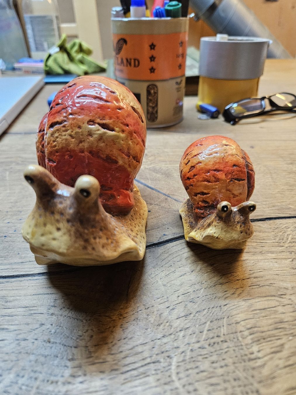 Tutte le decorazioni: 2 Keramik Schnecken ( S1) – Usato da Rorschach venduto da TimelessTrading