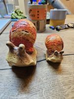 2 Keramik Schnecken ( S1)