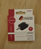 Audio-Adapter 3.5mm Klinke auf 2x Cinch SCHWAIGER neu