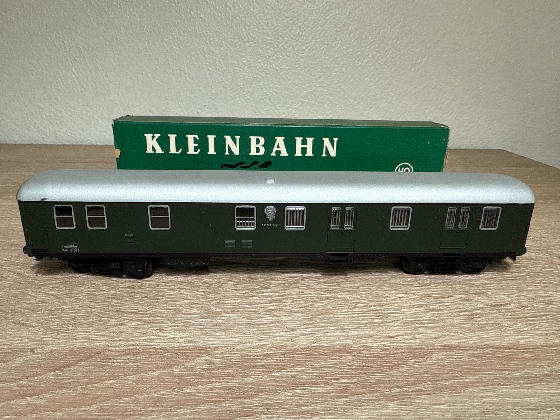 Kleinbahn Modellini di ferrovie: Kleinbahn 391 Postwagen H0 OVP – Usato da St-Aubin-Sauges venduto da tantome