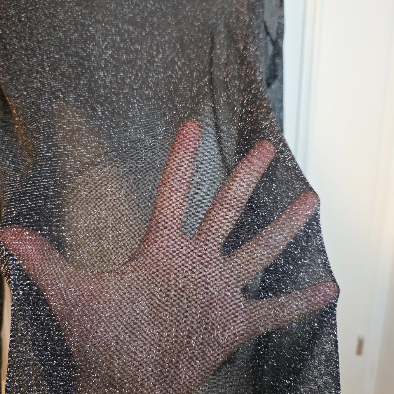 Camicette: Transparenter Glitzer Mesh Pullover 38/40 – Usato da Wald ZH venduto da CapLux 5