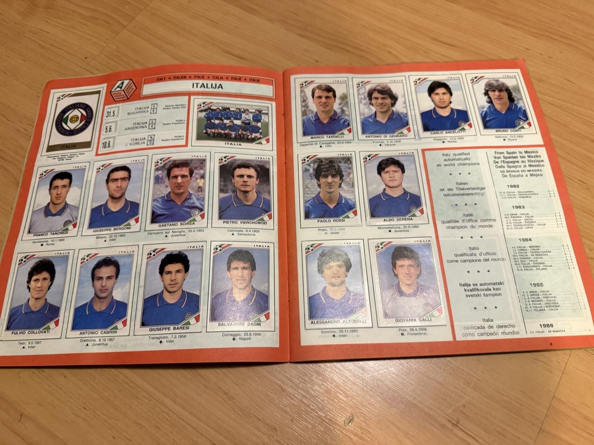 Panini Album: Album panini complet Mexico 86 – Usato da Brügg BE venduto da Fred777 5